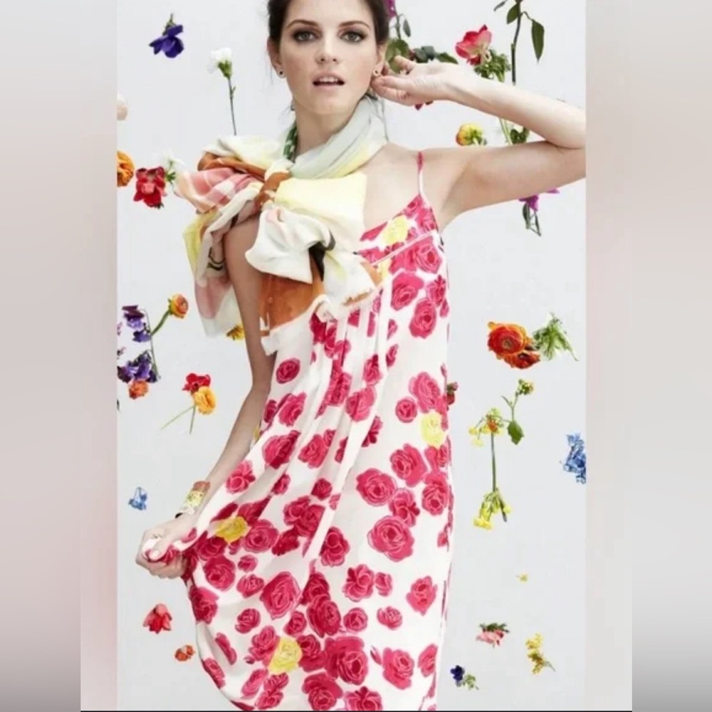 ANTHROPOLOGIE Moulinette Soeurs Silk Dress